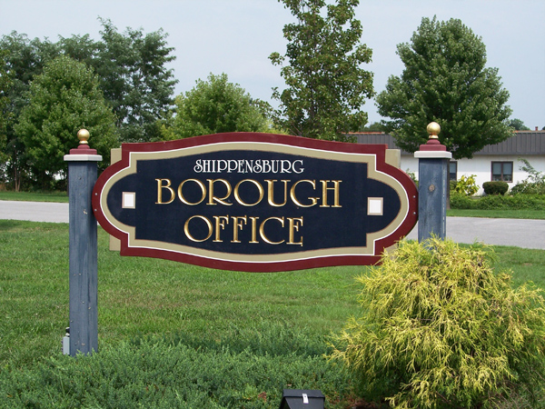 Shippensburg Borough Office Sign
